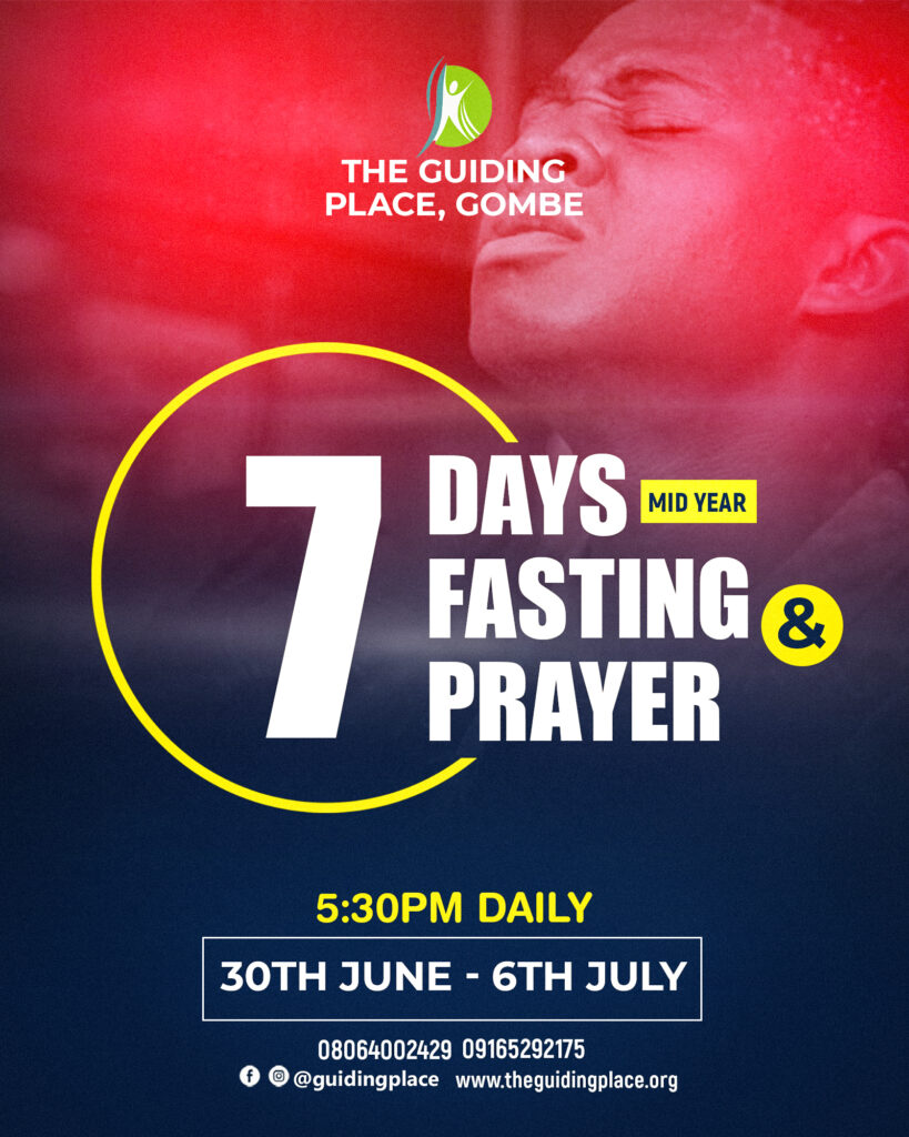 Fasting and prayers Flier